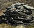 Cairn on the route to the summit of Ben Klibreck